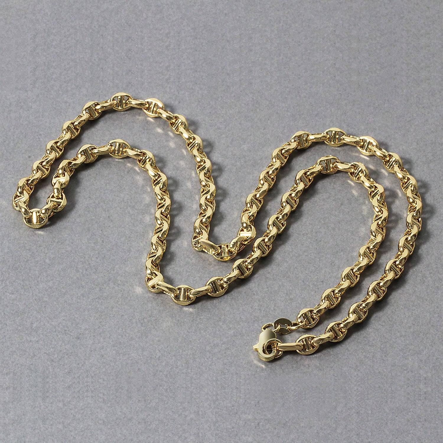 14k Yellow Gold Anchor Chain (4.50 mm) - Forever in Harmony