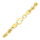 10k Yellow Gold Solid Diamond Cut Rope Chain (5.00 mm) - Forever in Harmony