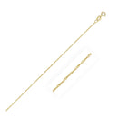 10k Yellow Gold Singapore Chain 0.8mm (0.80 mm) - Forever in Harmony