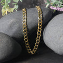 14k Yellow Gold Solid Curb Chain (5.70 mm) | 20'' - Forever in Harmony