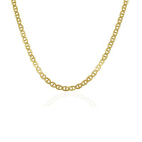 14k Yellow Gold Mariner Link Chain (3.20 mm) - Forever in Harmony