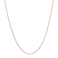 14k Rose Gold Oval Cable Link Chain (0.97 mm) - Forever in Harmony