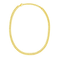 14k Yellow Gold Cuban Chain Choker Necklace - Forever in Harmony