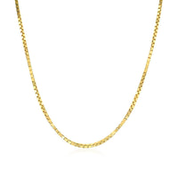 14k Yellow Gold Classic Box Chain (1.1 mm) - Forever in Harmony