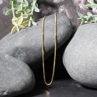 14k Yellow Gold Classic Box Chain (1.1 mm) - Forever in Harmony