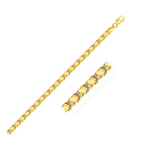 14k Yellow Gold Heart Bracelet (3.20 mm) | - Forever in Harmony