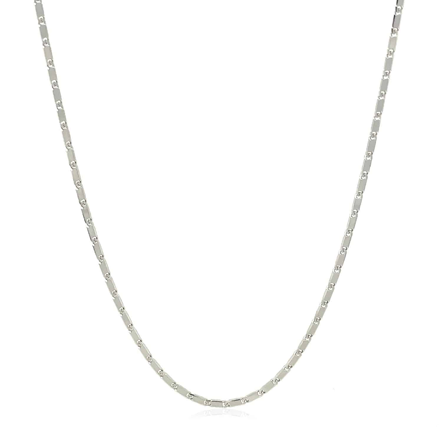 14k White Gold Lumina Pendant Chain (1.00 mm) - Forever in Harmony