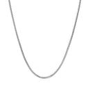 14k White Gold Franco Chain (1.20 mm) | - Forever in Harmony