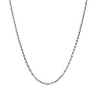 14k White Gold Franco Chain (1.20 mm) | 16'' - Forever in Harmony