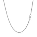 14k White Gold Franco Chain (1.20 mm) | - Forever in Harmony