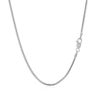 14k White Gold Franco Chain (1.20 mm) | - Forever in Harmony