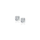 14k White Gold Diamond Four Prong Stud Earrings (1/4 cttw) - Forever in Harmony