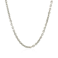 Sterling Silver Rhodium Plated Cable Chain (2.75 mm) - Forever in Harmony