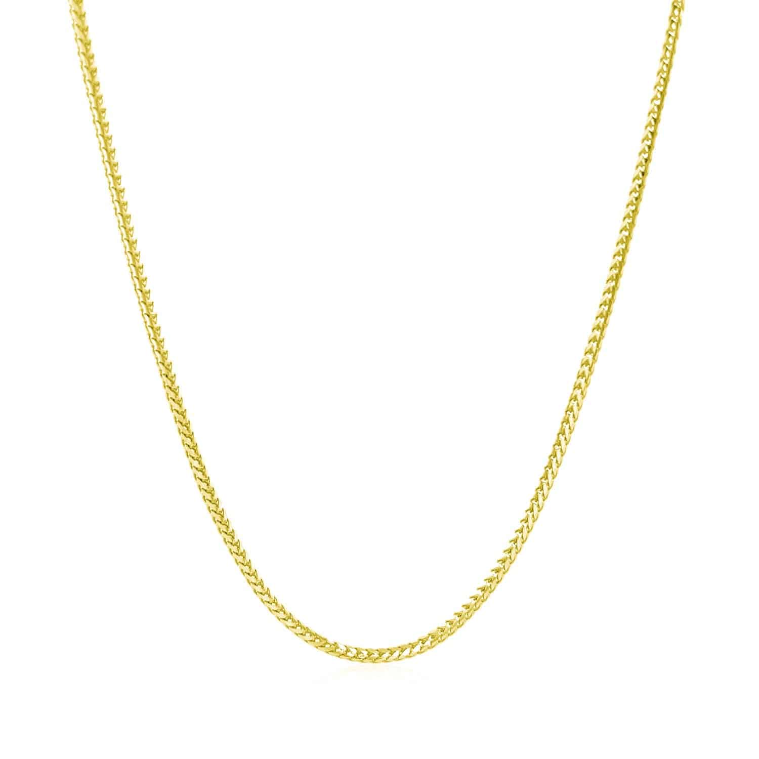 14k Yellow Gold Franco Chain (1.20 mm) - Forever in Harmony