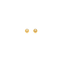 14k Yellow Gold Polished Round Stud Earrings(3mm) - Forever in Harmony