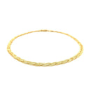 14k Yellow Gold Braided Bracelet  (3.50 mm) | - Forever in Harmony