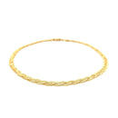 14k Yellow Gold Braided Bracelet  (3.50 mm) | 7'' - Forever in Harmony