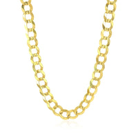 10k Yellow Gold Curb Chain (7.00 mm) - Forever in Harmony