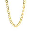 10k Yellow Gold Curb Chain (7.00 mm) - Forever in Harmony