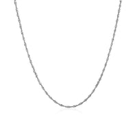 14k White Gold Singapore Chain (1.10 mm) - Forever in Harmony