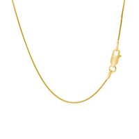 14k Yellow Gold Round Snake Chain (0.90 mm) - Forever in Harmony