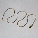 14k Yellow Gold Round Snake Chain (0.90 mm) - Forever in Harmony