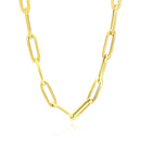 14K Yellow Gold Wide Paperclip Chain (6.1 mm) | - Forever in Harmony