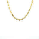 14k Yellow Gold Puffed Mariner Link Chain (4.70 mm) | - Forever in Harmony