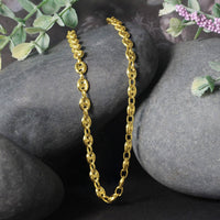 14k Yellow Gold Puffed Mariner Link Chain (4.70 mm) | 18'' - Forever in Harmony