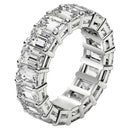 Emerald Cut Lab Grown Diamond Eternity Ring in 14k White Gold (8 cttw FG/VS2) - Forever in Harmony