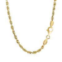 14k Yellow Gold Solid Diamond Cut Rope Chain (2.75 mm) | 18'' - Forever in Harmony