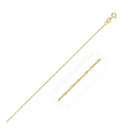 14k Yellow Gold Singapore Chain 0.81 mm | - Forever in Harmony