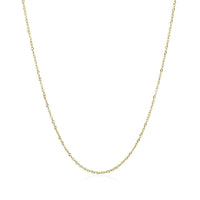 14k Yellow Gold Singapore Chain 0.81 mm | - Forever in Harmony