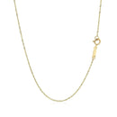 14k Yellow Gold Singapore Chain 0.81 mm | - Forever in Harmony