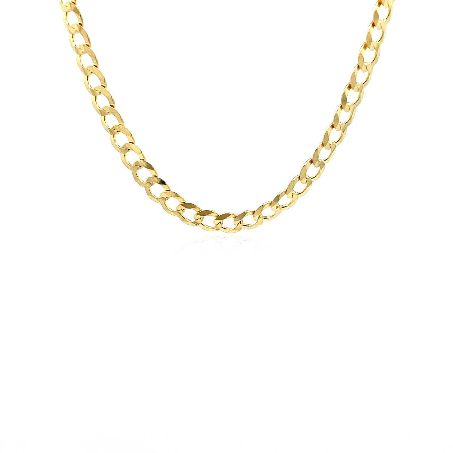 10k Yellow Gold Curb Chain (4.70 mm) - Forever in Harmony