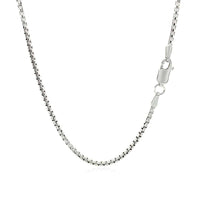 14k White Gold Round Box Chain (1.8 mm) - Forever in Harmony