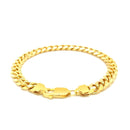 14k Yellow Gold Solid Miami Cuban Bracelet (7.20 mm) | 8.5'' - Forever in Harmony