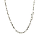 10k White Gold Rolo Chain (2.40 mm) - Forever in Harmony