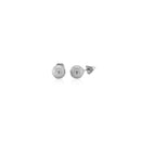 14k White Gold Classic Round Stud Earrings (6mm) - Forever in Harmony