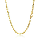 10k Yellow Gold Solid Diamond Cut Rope Chain (3.50 mm) | 18'' - Forever in Harmony