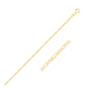 14k Yellow Gold Figaro Anklet 1.5mm - Forever in Harmony