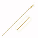 14k Yellow Gold Gourette Chain 1.0mm (1.00 mm) - Forever in Harmony