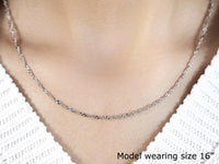 14k White Gold Singapore Chain (1.80 mm) - Forever in Harmony