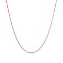 14k Rose Gold Diamond Cut Round Wheat Chain (0.70 mm) | 18'' - Forever in Harmony