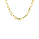 14k Yellow Gold Solid Curb Chain (4.70 mm) | - Forever in Harmony