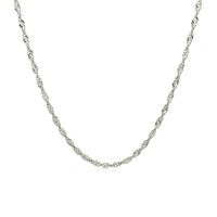 10k White Gold Singapore Chain (1.50 mm) | - Forever in Harmony