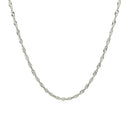 10k White Gold Singapore Chain (1.50 mm) | 16'' - Forever in Harmony