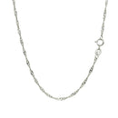 10k White Gold Singapore Chain (1.50 mm) | - Forever in Harmony