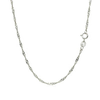 10k White Gold Singapore Chain (1.50 mm) | - Forever in Harmony