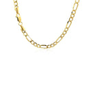 14k Yellow Gold Lite Figaro Chain (4.70 mm) - Forever in Harmony